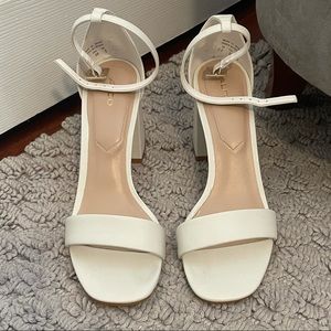 Aldo white heels